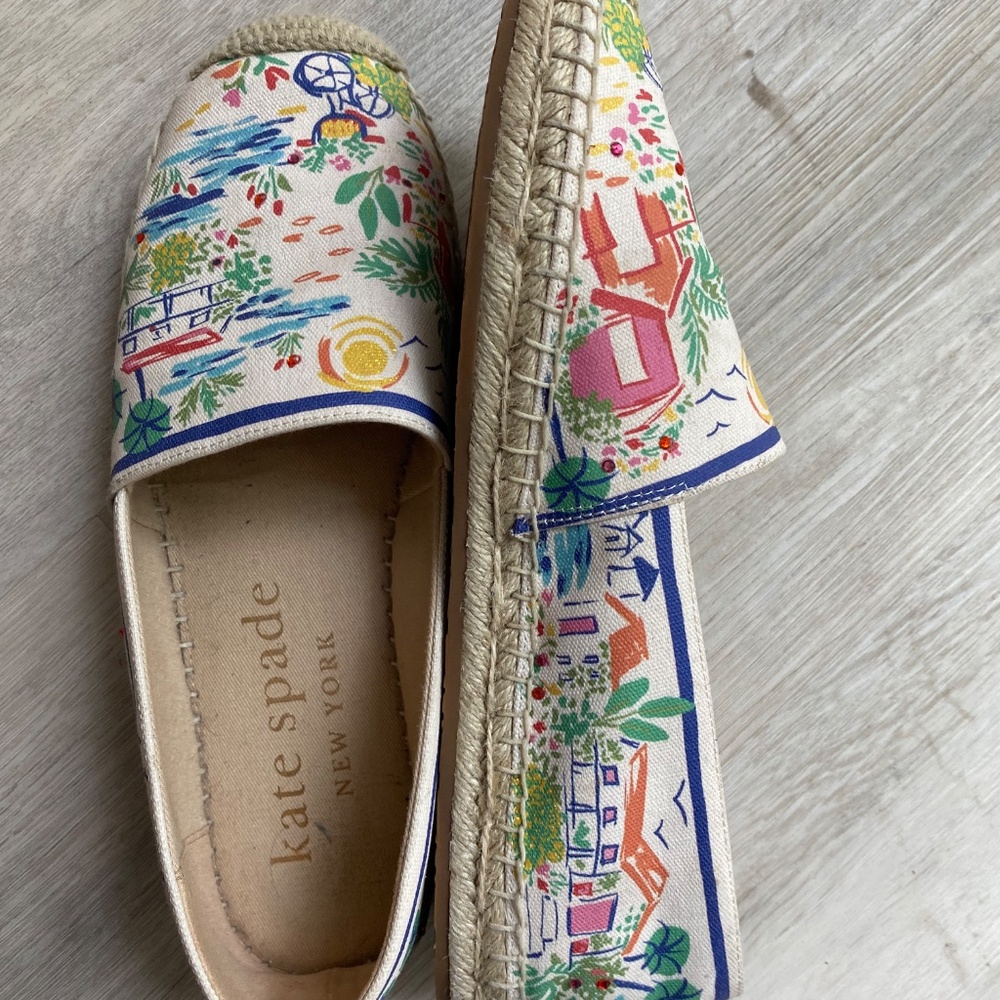 Kate Spade printed espadrilles 8 - Picture 8 of 9
